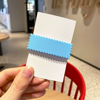 Квадратная синяя заколка для волос