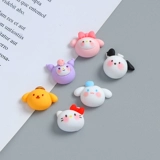 Мультяшный кремовый чехол для телефона, набор материалов ручной работы, барсетка, аксессуар для волос с аксессуарами, «сделай сам»