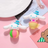 Мультяшный кремовый чехол для телефона ручной работы, набор материалов, брелок, аксессуар, «сделай сам»