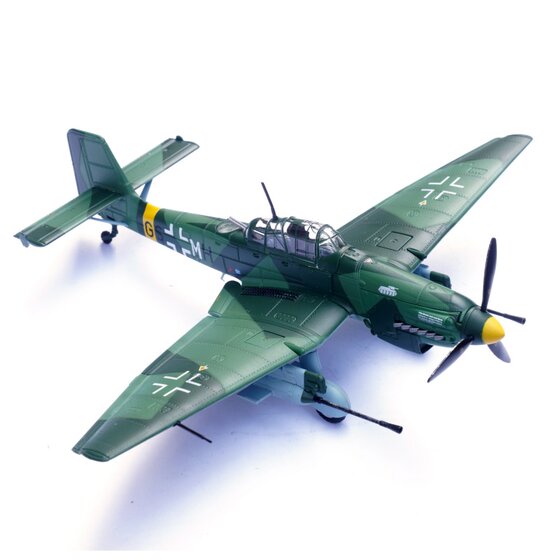 Tieliu 1/72 German Stuka Dive-Bomber Ju87-G1 Hans Rudel Cockpit Finished Model