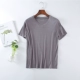Глубоко серая v -neck
