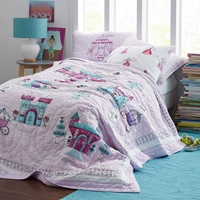 Phim hoạt hình bông xuất khẩu dễ thương của trẻ em quilting thủ công bằng cách đắp chăn ba mảnh bốn mùa điều hòa không khí là drap giường hàn quốc