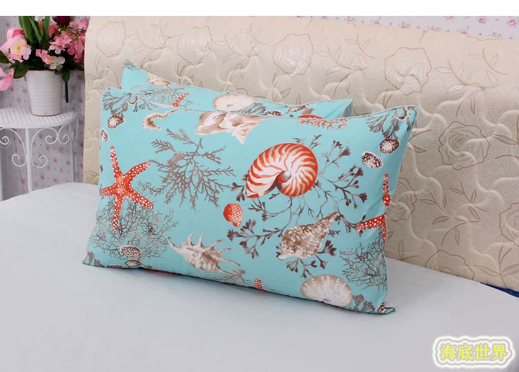 Vỏ gối bằng vải cotton 60 Ai Cập dài bằng vải cotton satin gối đơn Giá đơn corless Tùy chỉnh