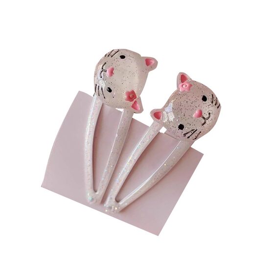 Korean children's hairpin hair accessories girls headband edge clip cute strawberry baby kitten princess hairpin bangs clip