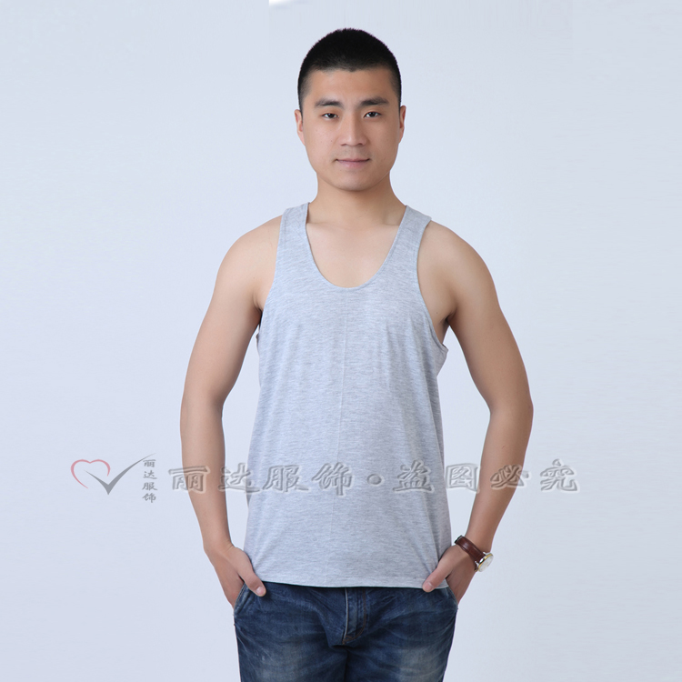 Trung và cũ tuổi áo nam cotton vest cộng với phân bón để tăng phiên bản lỏng lẻo của chiếc áo cũ tuổi cotton không tay mùa hè ăn mặc