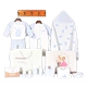 Hộp đựng quần áo sơ sinh cho bé Bộ đồ cotton cho bé trai và phụ nữ 0-3 tháng 6 mùa xuân hè. hộp quà cho bé sơ sinh mùa hè Bộ quà tặng em bé