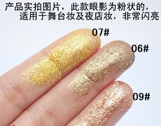 Тени для век 阿尔法闪粉提亮粉高光粉眼影粉造型粉钻石高光神仙脸部眼角细碎珠