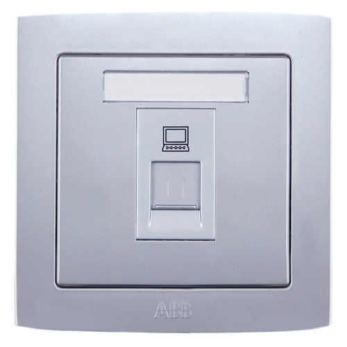ABB Переключатель панель с серебряным серебряным цветом Deyun