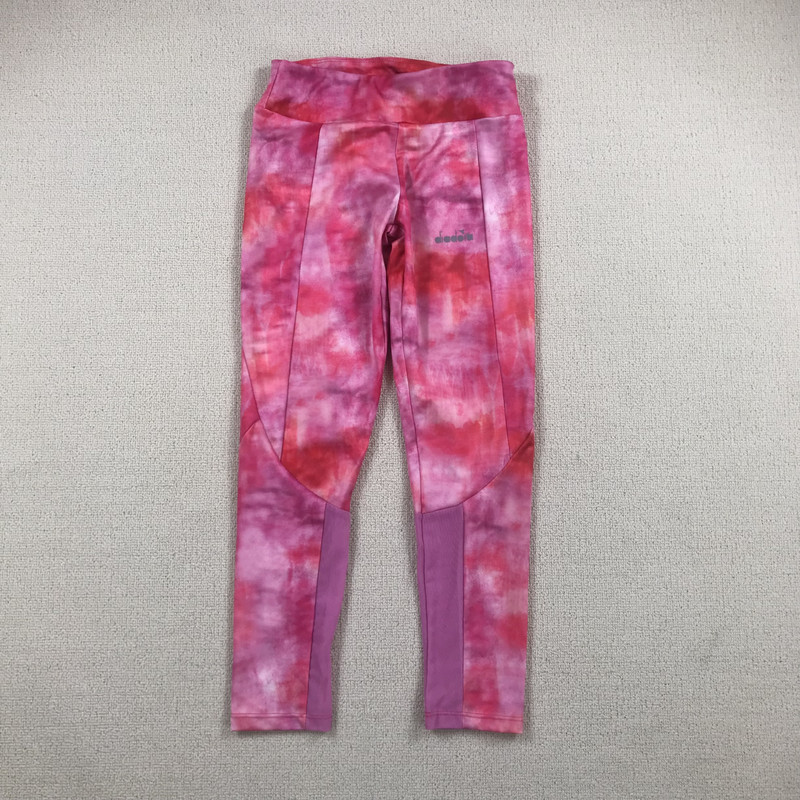 8-16 Years Old Export Children's Pants for Girls, Tie-Dye Thin Quick-Dry Patchwork Sports Pants for Jogging, Climbing, and Playing Ball