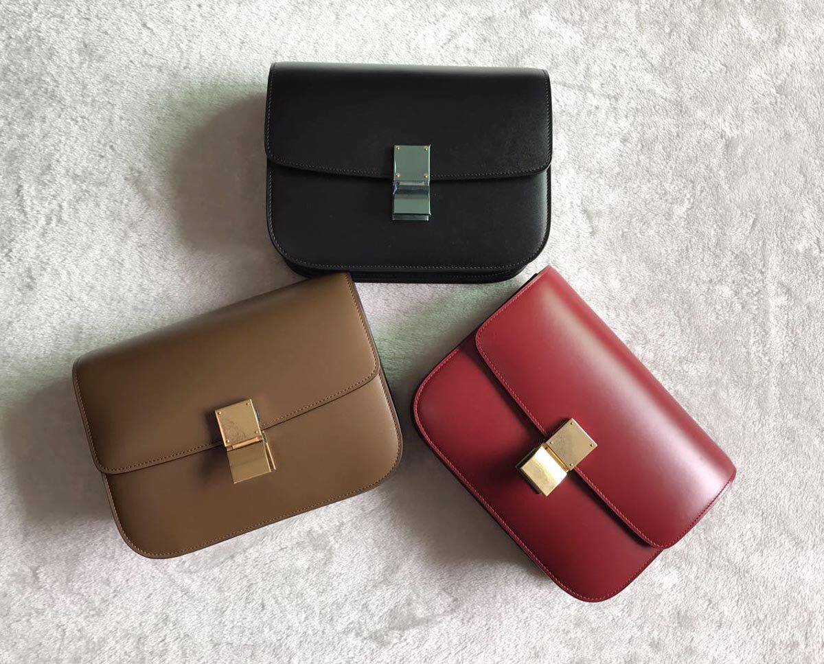celine box caramel