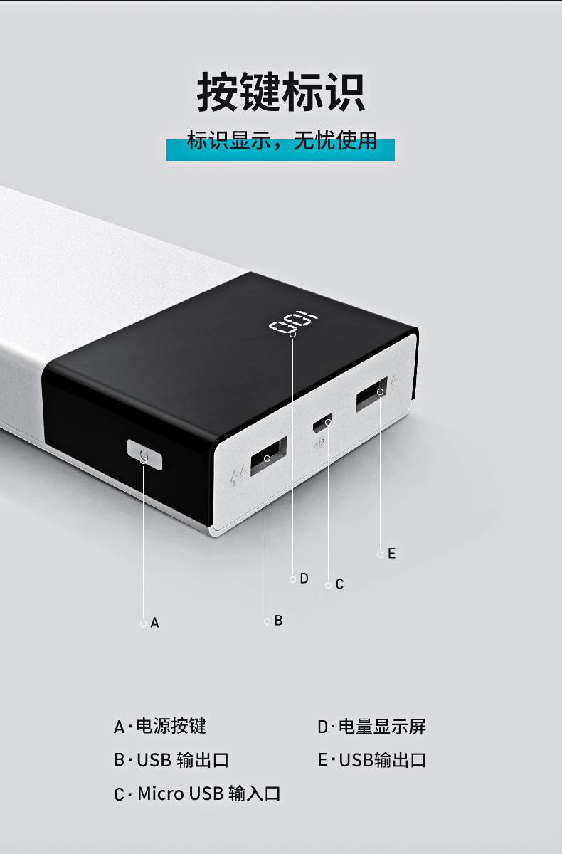 Lúa mì tím điện thoại di động Apple điện thoại di động máy tính bảng phổ thông di động màn hình dung lượng lớn hiển thị 10000 mAh sạc kho báu - Ngân hàng điện thoại di động sạc dự phòng ava 10000