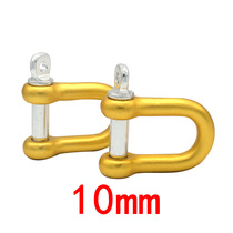 New aluminum color shackle multifunctional mountaineering buckle adhesive hook quick hanging U-shaped buckle horseshoe buckle bag buckle