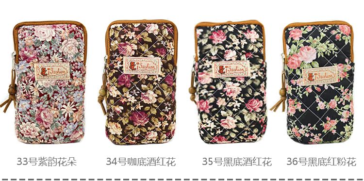 Người cao tuổi túi điện thoại di động nữ mother-in-law trung niên túi điện thoại di động treo cổ cổ tay ví nhỏ trung niên mẹ vải túi đeo chéo canvas