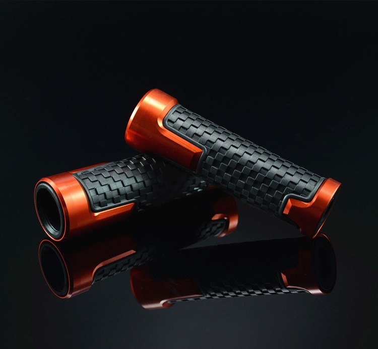 Motorcycle moped modified handle cover scooter aluminum alloy handle horizon modified handle rubber grip cover