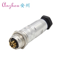 Waterproof aviation plug round fixed C091-8 core alternative to imitation Amphenol Pentax connector