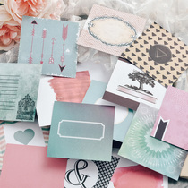  Judy handmade 10*10 cm single-sided material background paper small and fresh