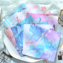 Judys new handmade single-sided printing pure original hand account background material paper 160G 12 sets 21017