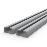 Беззвучная ткань с рельсами, штора, металлическая горка, алюминиевый сплав