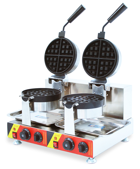German Brands Commercial Plaid Pie Machine Double Head Spinning Waffle Waffle Grippie Machine Baking Cake Machine Home NP-596