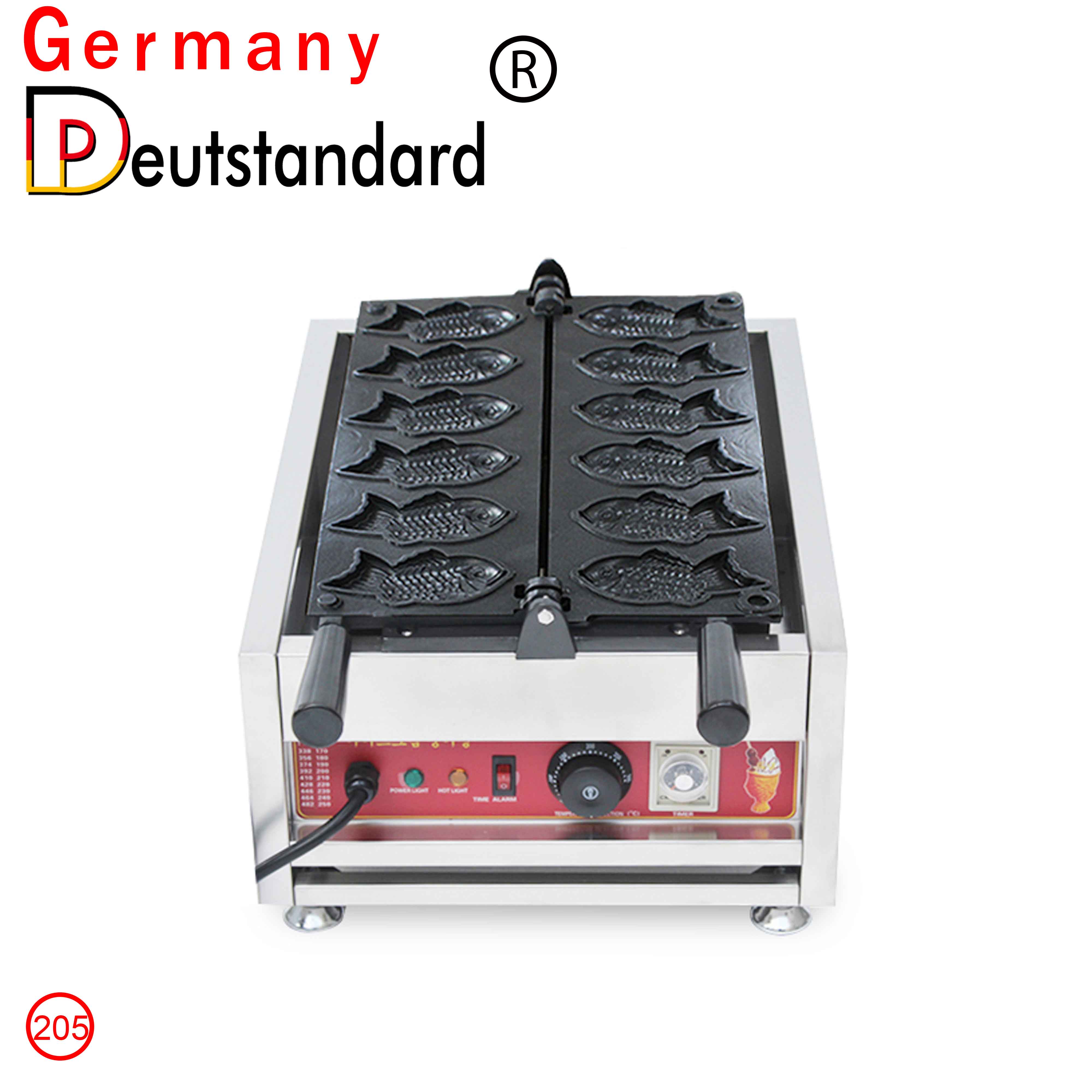 New commercial Taipei Praises Snapper Fish Burning Mechatronics Frying Machine Baking Cake Machine Stainless Steel 201 New Power NP-205