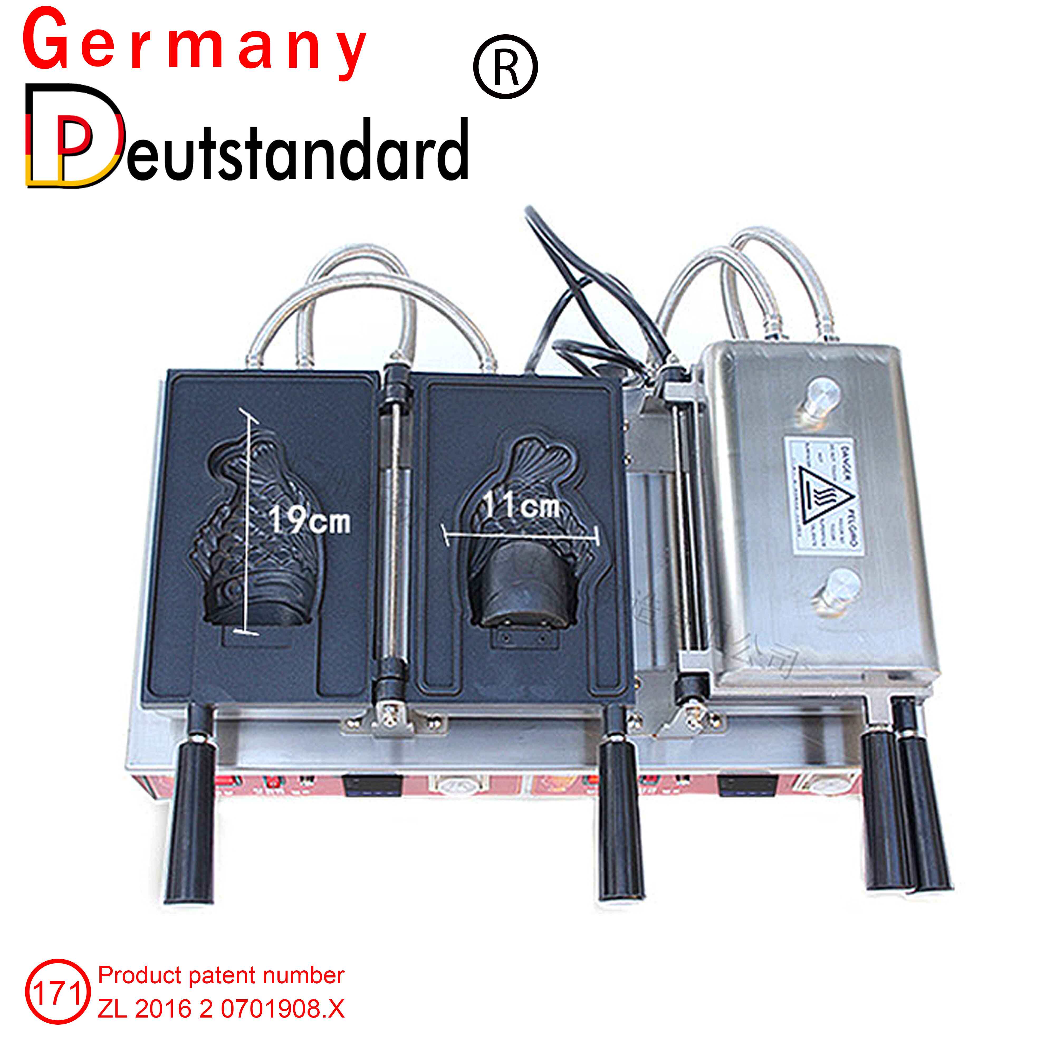German brand NP-171 day style large snapper fish burning machine teething ice cream snapper barbecue cake machine equipment
