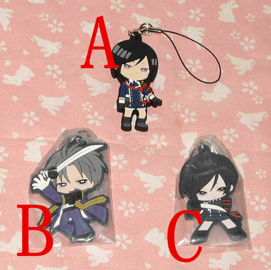 日版現貨刀劍亂舞橡膠掛件藥研藤四郎壓切長谷部