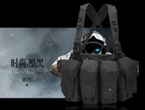 Tactical bellyband AK chest hanging tactical carrying equipment multi-functional combat vest vest quick release bullet belt accessory bag