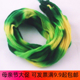 Fire mesh material stockings flower double color stockings high quality wire mesh green plus yellow hand DIY socks