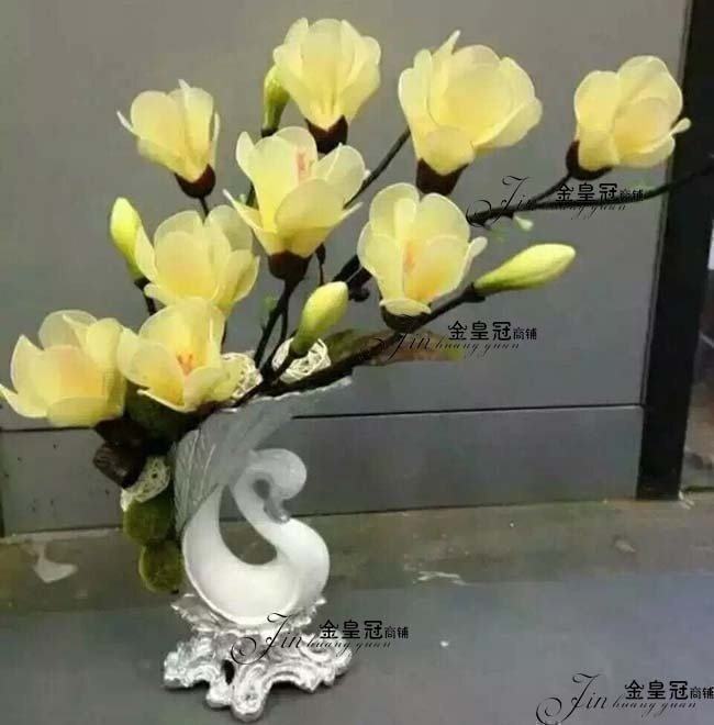 Jade Orchid Material Bag Study Package Silk Screen Flower Material Silk Stocking Factory set Dining Bag Handmade DIY-Taobao