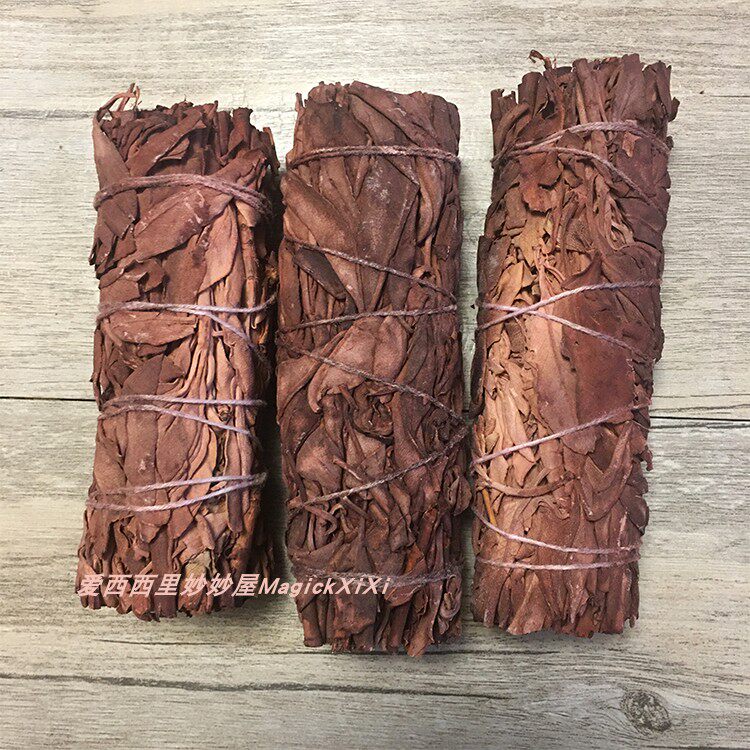 Handmade Dragon's Blood Sage Bale Stick Natural Herbs Purify Air Items Home Everyday