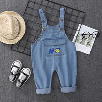 Baby boy dress female baby Han version Ocean Jeans Back With Pants Girl Spring Autumn Money Long Pants Little Girl Fall Pants