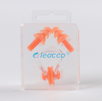 Ultra Soft Cleacco Force Cool Professional Swimming Silicone Nose Clip Earplug Adult Child Earplugs
