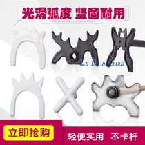 Billiards Rack Rod Instrumental Cross Fork High Fork Low Fork Copper Cross Billiard holder Rod Head Deer Corner Fork Transparent Profiled Fork Head