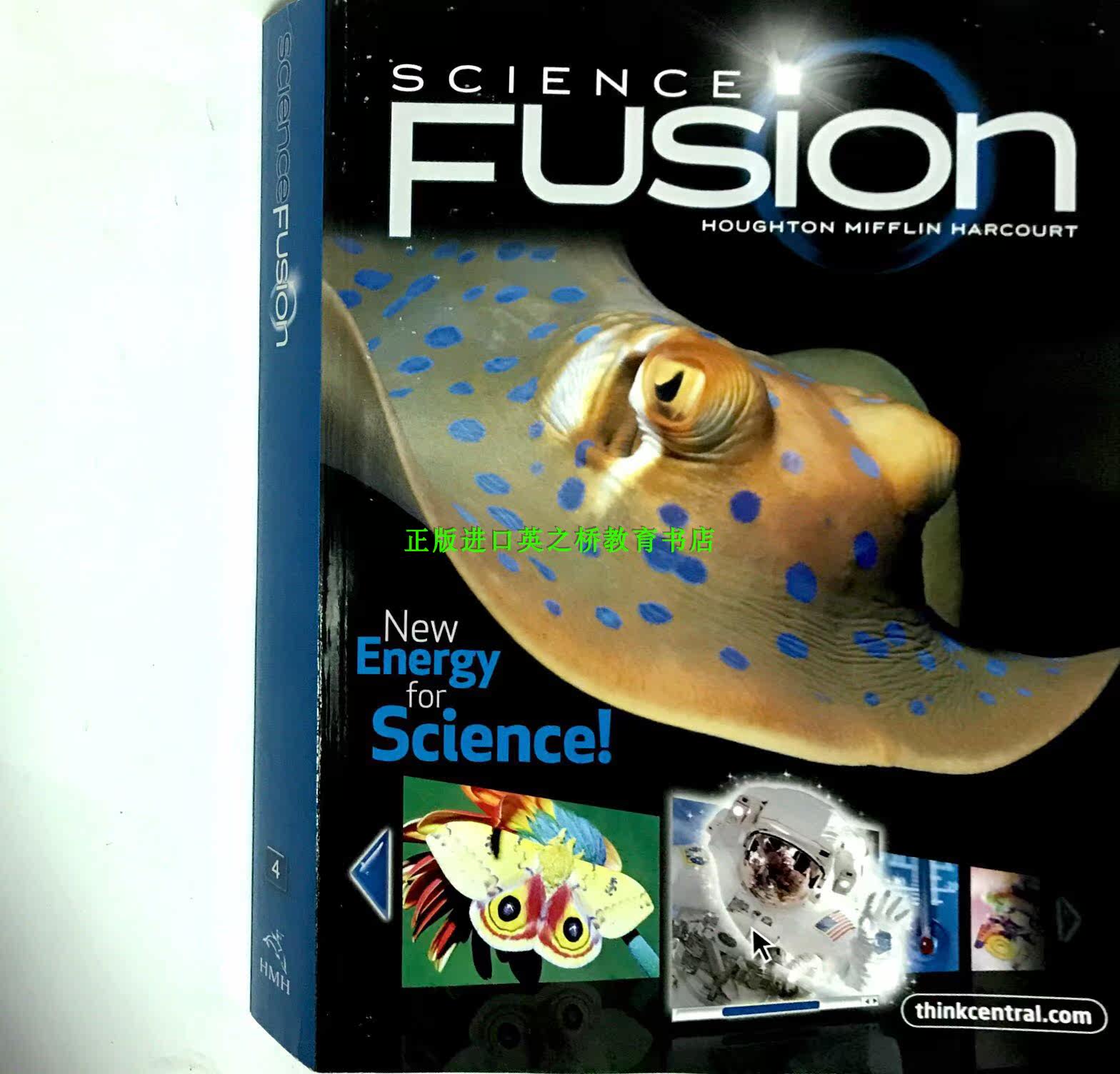 American science science fusion primary school grade 4 genuine imported student book
