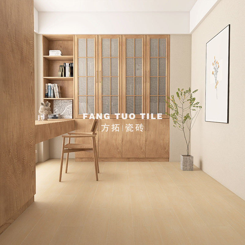 Japanese wood tile 200x1200 imitates wood floor tile tiles in the living room floor tiles