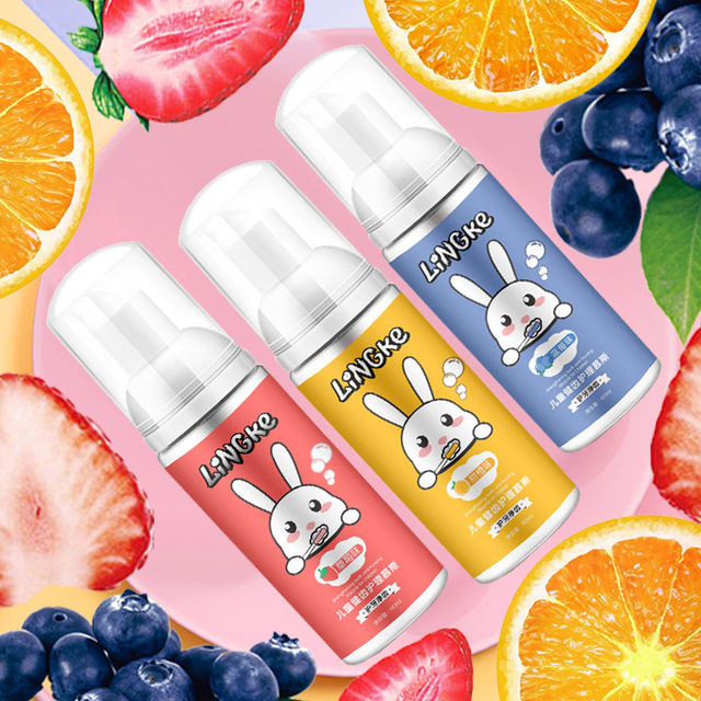 Children's Foam Mousse Toothpaste Baby Primary School Students 2-6-12 Years Old