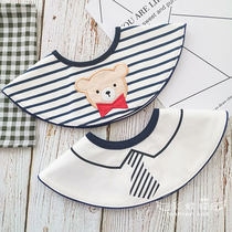 Slip towel baby bib waterproof eating bib cotton anti-spit milk boy handsome big child kindergarten food bag