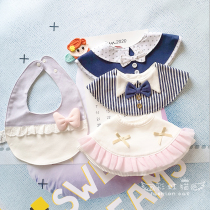 Japanese saliva towel baby autumn baby treasure towel Net red ins bib cartoon rice pocket large anti-spit milk 360 degree rotation