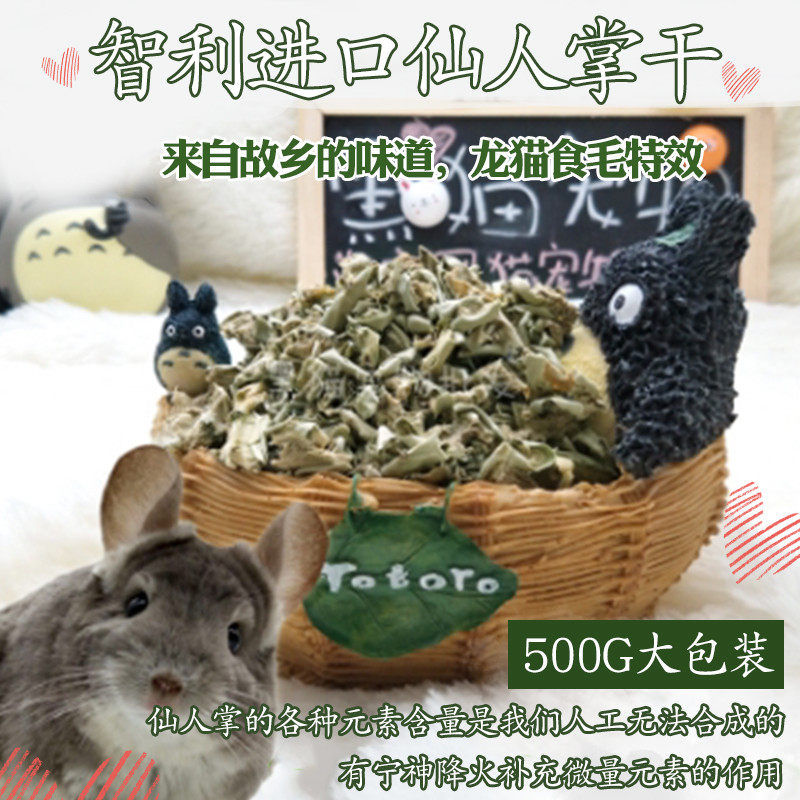 Natural cactus dried totoro snack hair tone gastrointestinal deheating trace element treatment bite hair 500 g