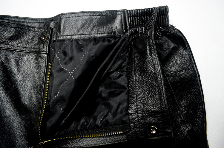 Pantalon cuir homme droit pour hiver - Ref 1485093 Image 11