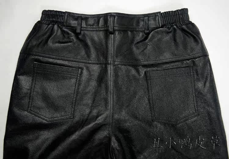 Pantalon cuir homme droit pour hiver - Ref 1485093 Image 16