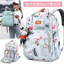  Mommy bag 2020 autumn fashion large-capacity shoulders go out Baomao take baby out backpack mother bag mother and baby bag
