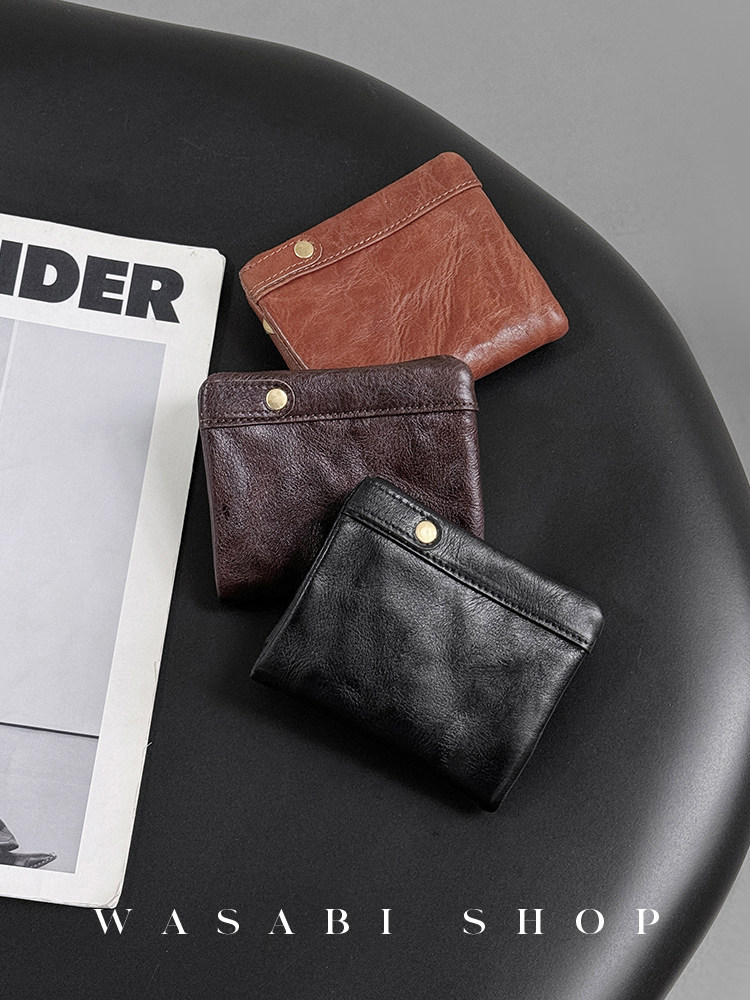 Vibering Mini Short Card Holder Wallet for Women, New Card Holder, Wallet, Coin Purse, Passport Small Storage Bag for Men