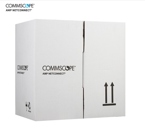 Conpuampons Net Link Original Dress Ultra Five Type Network Cable Non-Shielded Network Route Box Line White Box 305 m 6-219507