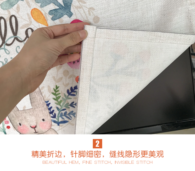 Desktop bụi máy tính bao gồm bụi bảo vệ bìa gói trên màn hình bàn phím đáng yêu nhà tối giản màu xám bìa vải che khăn - Bảo vệ bụi quạt áo điều hoà