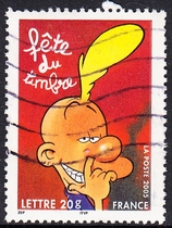 French Letter Marketing Stamp 2005 Stamp Day Bad Boy Dedev 3-1