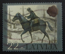 Latvian Letter Sales Stamps 2007 Latvian Post 375th Anniversary 1-1