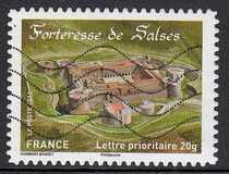 French Letter Sales Stamps 2012 Castles and Historical Buildings (1) 12-8: Fortress of Salz