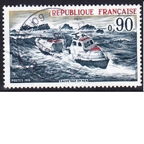 French Letter Marketing Stamp 1974 Maritime Rescue 1-1