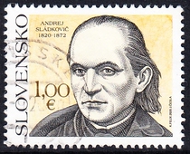 Slovak Letter Sales Stamps 2020 Famous Figures Poet Sladkovic 1-1